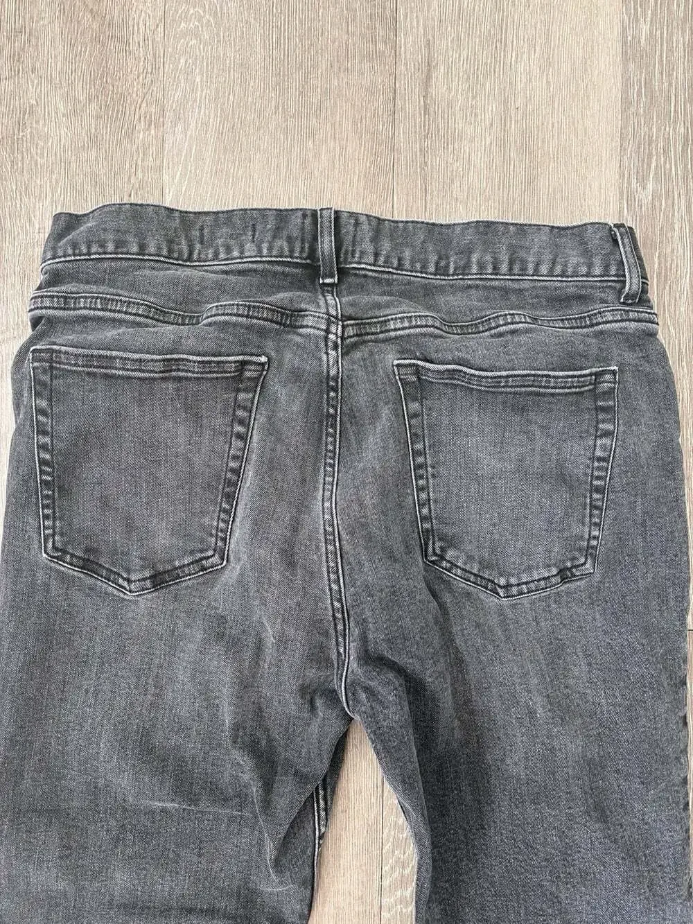 H&M Men’s Y2K Punk Grunge Emo Washed Black Denim Skinny Jeans Size 31 EUC